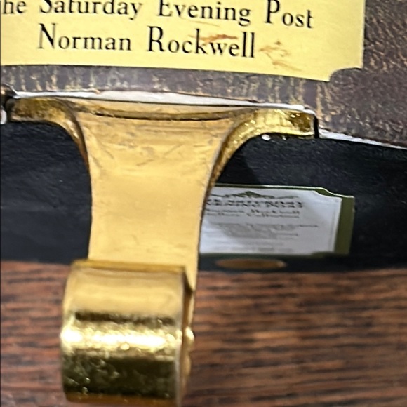 Norman Rockwell Santa stocking holder - Picture 4 of 10